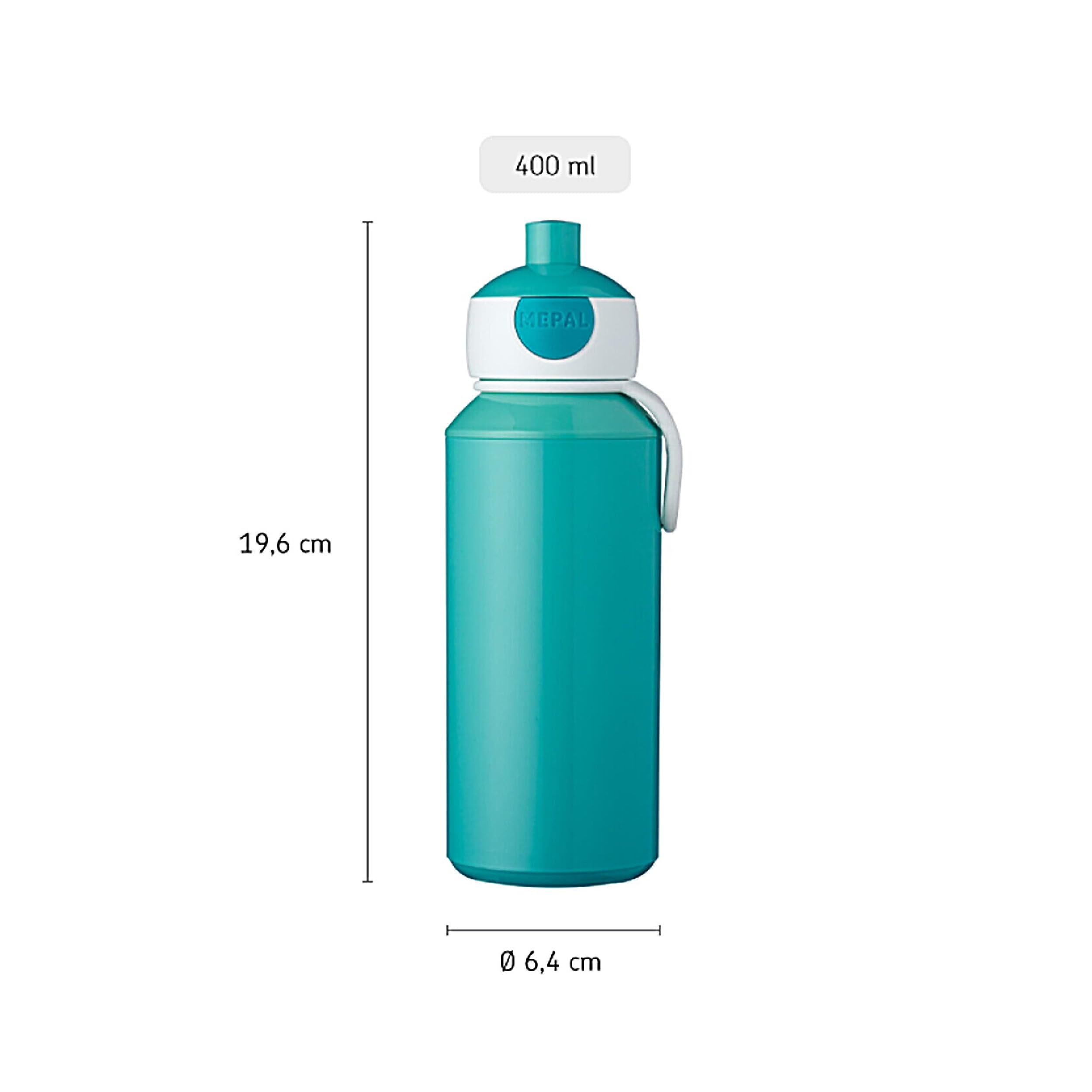 Mepal - Trinkflasche Pop-up Campus - Wasserflasche - Auslaufsichere Flasche für die Schule - Wiederverwendbar - BPA-frei & Spülmaschinenfest