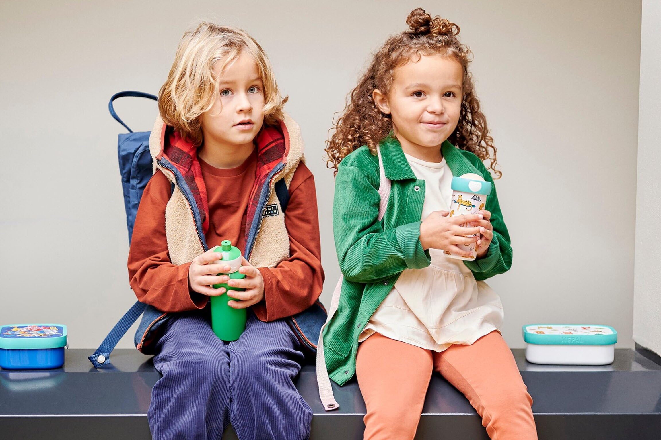 Mepal - Trinkflasche Pop-up Campus - Wasserflasche - Auslaufsichere Flasche für die Schule - Wiederverwendbar - BPA-frei & Spülmaschinenfest